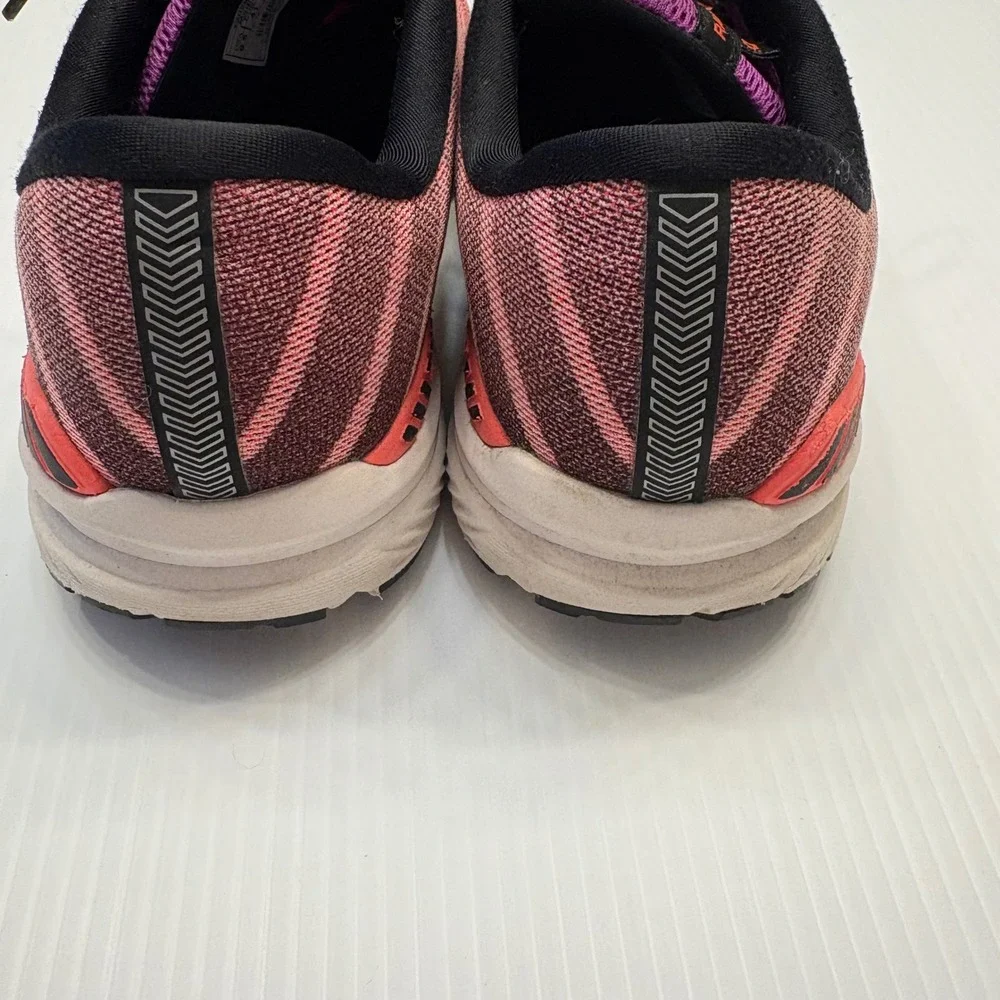 Brooks Ravenna 10 Running Shoes Womens 9.5 Pink Coral Purple GuideRails Sneakers